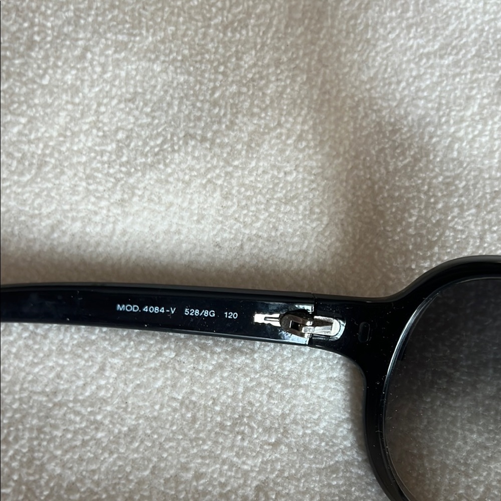 Versace Black Shield Sunglasses Modern Wraparound Design - Picture 3 of 12
